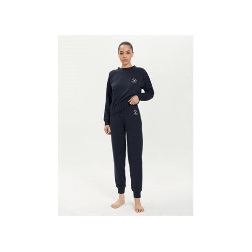 Emporio Armani Underwear Dres 164843 4R276 00135 Granatowy Relaxed Fit ze sklepu MODIVO w kategorii Dresy damskie - zdjęcie 172113017
