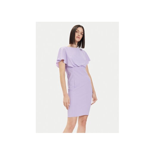 Rinascimento Sukienka koktajlowa CFC0118271003 Fioletowy Regular Fit ze sklepu MODIVO w kategorii Sukienki - zdjęcie 172113157
