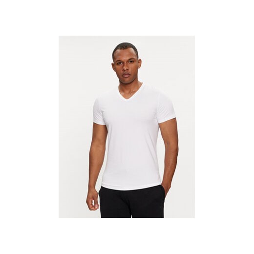 HOM Podkoszulek Classic 400206 Biały Regular Fit ze sklepu MODIVO w kategorii T-shirty męskie - zdjęcie 172113196