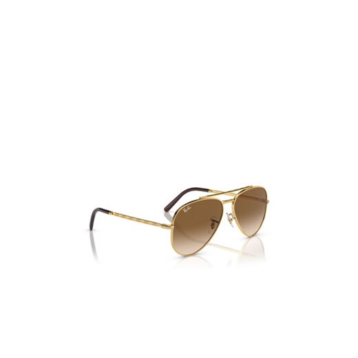 Ray-Ban Okulary przeciwsłoneczne New Aviator 0RB3625 001/51 Złoty ze sklepu MODIVO w kategorii Okulary przeciwsłoneczne damskie - zdjęcie 172113249