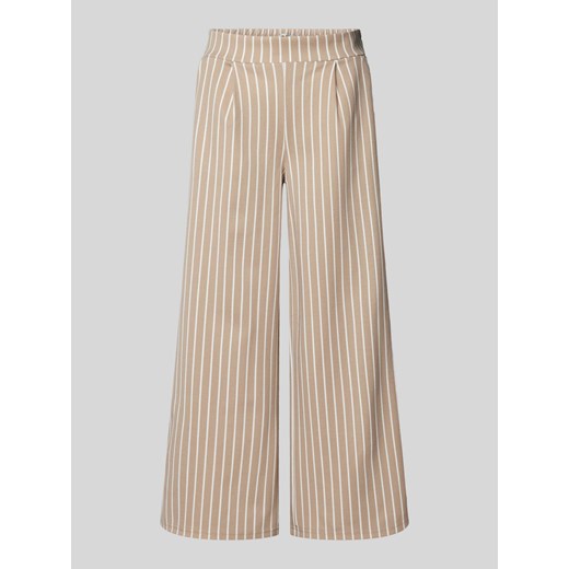 Spodnie materiałowe z szeroką,skróconą nogawką model ‘Kate’ ze sklepu Peek&Cloppenburg  w kategorii Spodnie damskie - zdjęcie 172115096
