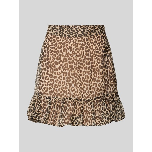 Spódnica mini ze zwierzęcym nadrukiem model ‘SMILLA’ ze sklepu Peek&Cloppenburg  w kategorii Spódnice - zdjęcie 172115236