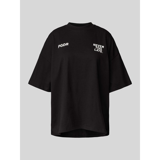 T-shirt o kroju oversized z okrągłym dekoltem model ‘AIRVILLE’ ze sklepu Peek&Cloppenburg  w kategorii Bluzki damskie - zdjęcie 172115349