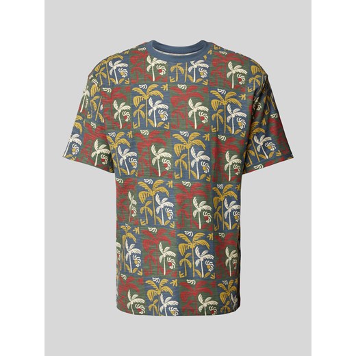 T-shirt z wzorem na całej powierzchni ze sklepu Peek&Cloppenburg  w kategorii T-shirty męskie - zdjęcie 172115366