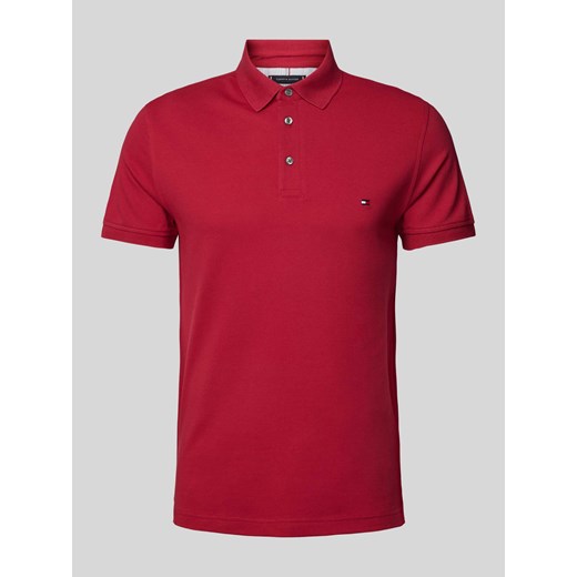 Koszulka polo o kroju slim fit z wyhaftowanym logo ze sklepu Peek&Cloppenburg  w kategorii T-shirty męskie - zdjęcie 172115439