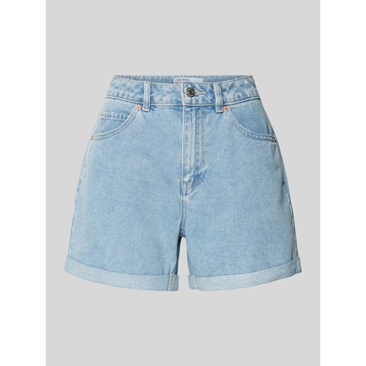 Szorty jeansowe o luźnym kroju w jednolitym kolorze model ‘ZURI’ ze sklepu Peek&Cloppenburg  w kategorii Szorty - zdjęcie 172115495