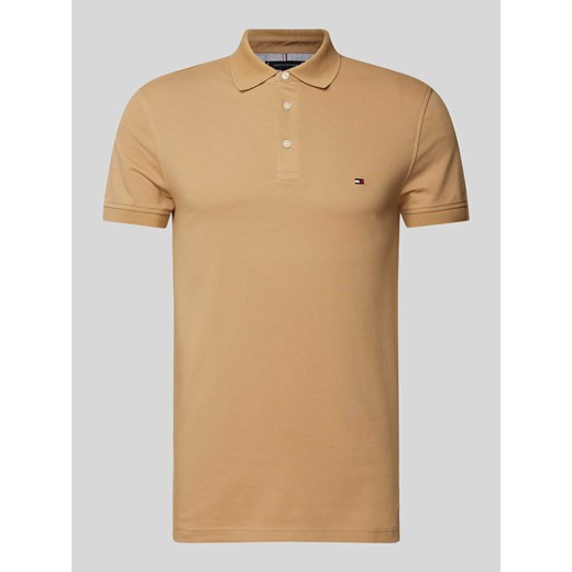 Koszulka polo o kroju slim fit z wyhaftowanym logo ze sklepu Peek&Cloppenburg  w kategorii T-shirty męskie - zdjęcie 172115496