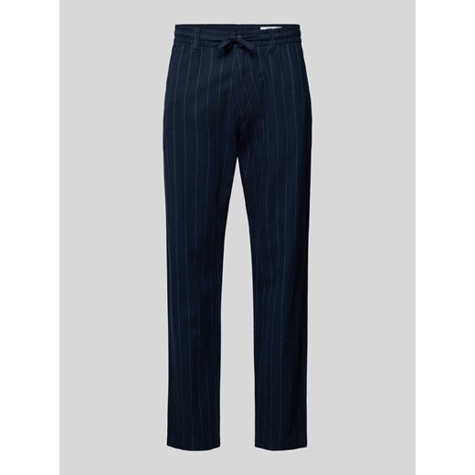 Spodnie materiałowe w paski ze sklepu Peek&Cloppenburg  w kategorii Spodnie męskie - zdjęcie 172115678