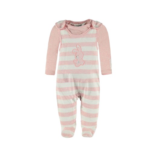 Dziecięcy komplet pajac + bluzka różowy ze sklepu 5.10.15 w kategorii Komplety niemowlęce - zdjęcie 172115849