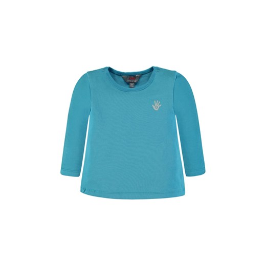 Dziewczęca bluzka z długim rękawem niebieska ze sklepu 5.10.15 w kategorii Kaftaniki i bluzki - zdjęcie 172115946