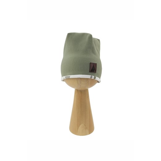 Bawełniana czapka chłopięca w kolorze zielonym ze sklepu 5.10.15 w kategorii Czapki dziecięce - zdjęcie 172115955