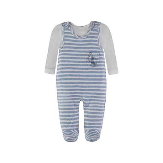 Chłopięce śpiochy + bluzka z długim rękawem szare ze sklepu 5.10.15 w kategorii Komplety niemowlęce - zdjęcie 172115969