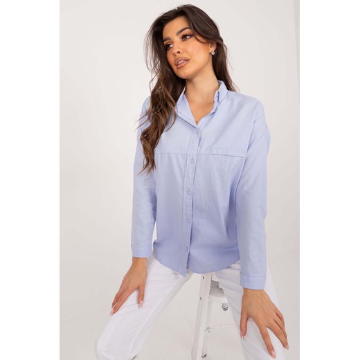 Casualowa koszula oversize jasno-niebieska ze sklepu 5.10.15 w kategorii Koszule damskie - zdjęcie 172115997
