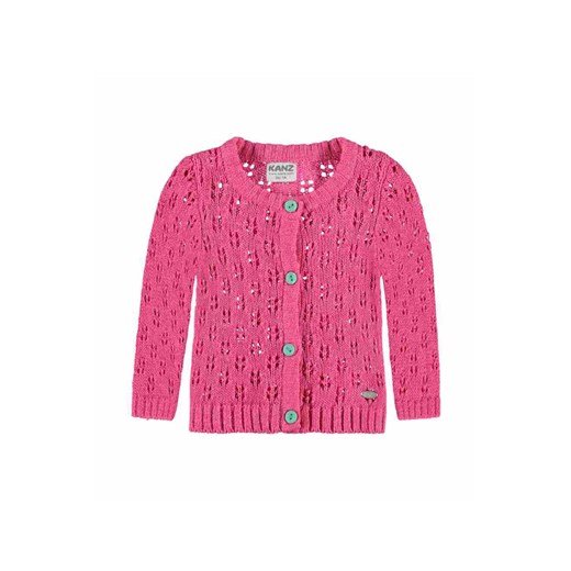 Sweter dziewczęcy rozpinany różowy ze sklepu 5.10.15 w kategorii Bluzy i swetry - zdjęcie 172116007