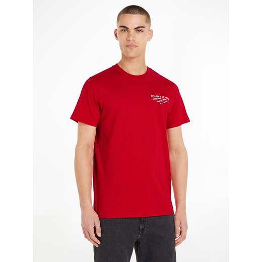 TOMMY JEANS Koszulka w kolorze czerwonym ze sklepu Limango Polska w kategorii T-shirty męskie - zdjęcie 172118445