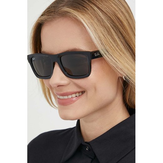 Ray-Ban okulary przeciwsłoneczne WARREN kolor czarny 0RB4396 54 PRM