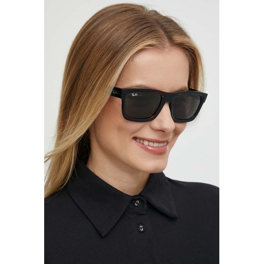 Ray-Ban okulary przeciwsłoneczne WARREN kolor czarny 0RB4396 57 PRM