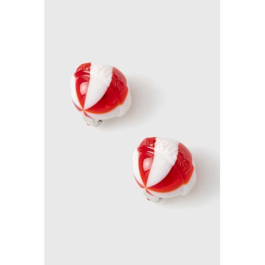 Fiorucci klipsy Red And White Mini Lollipop Earrings U01FPAJE145PT01RD02 ze sklepu PRM w kategorii Kolczyki - zdjęcie 172118766