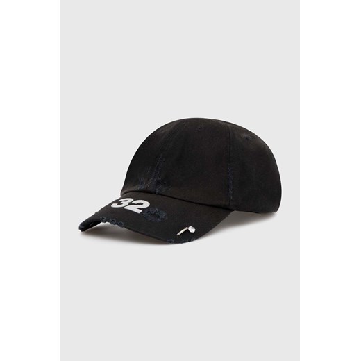 032C czapka z daszkiem bawełniana 'Multimedia' Cap kolor czarny z nadrukiem SS24-A-0020 ze sklepu PRM w kategorii Czapki z daszkiem męskie - zdjęcie 172118816
