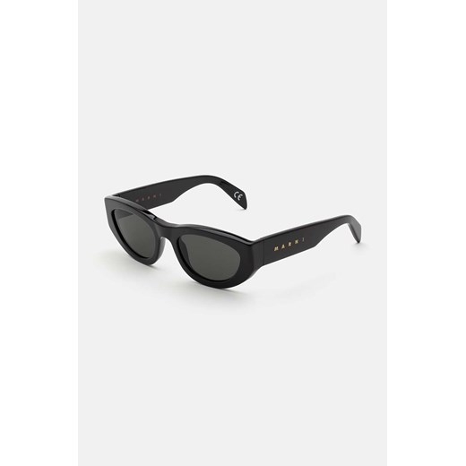 Marni okulary przeciwsłoneczne Rainbow Mountains kolor czarny EYMRN00005 001 BMO 52 PRM