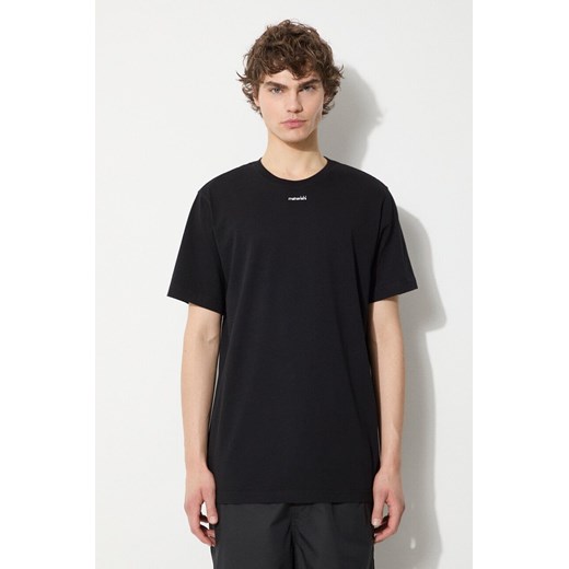 Maharishi t-shirt bawełniany Micro Maharishi męski kolor czarny gładki 1307.BLACK ze sklepu PRM w kategorii T-shirty męskie - zdjęcie 172119227