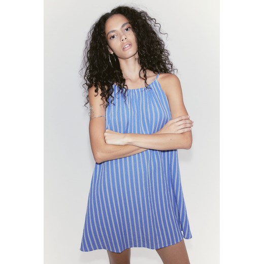 H & M - Trapezowa sukienka - Niebieski H & M XS H&M