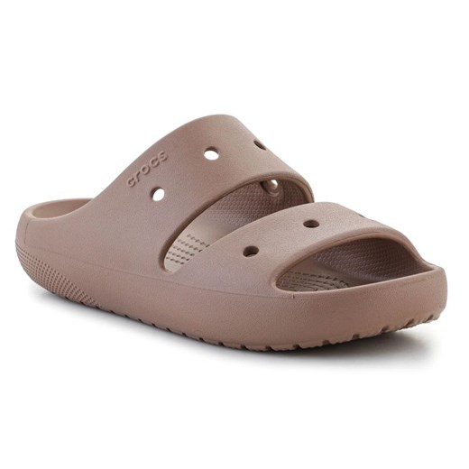 Klapki Crocs Classic Sandal V2 W 209403-2Q9 brązowe ze sklepu ButyModne.pl w kategorii Klapki damskie - zdjęcie 172120495
