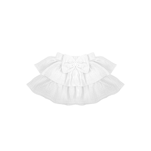 Muślinowa spódnica dziewczęca w kolorze białym ze sklepu 5.10.15 w kategorii Spódnice dziewczęce - zdjęcie 172122036