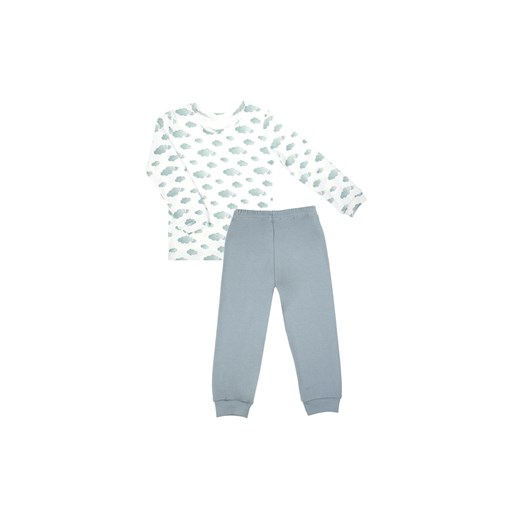 Bawełniana piżama chłopięca z długim rękawem w chmurki ze sklepu 5.10.15 w kategorii Piżamy dziecięce - zdjęcie 172122058