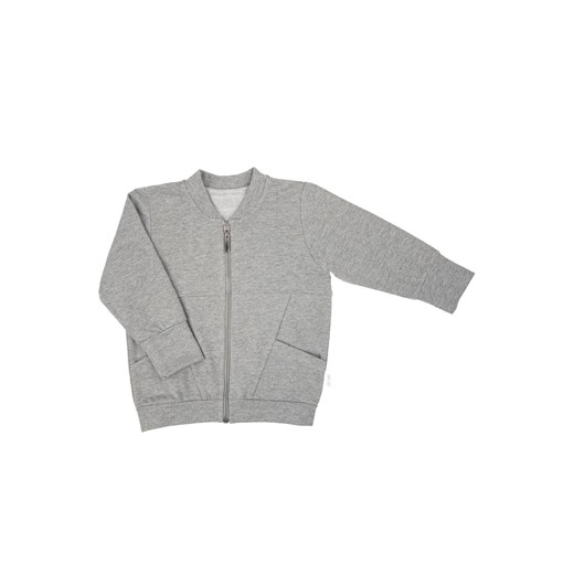Bawełniana rozpinana bluza chłopięca w szarym kolorze ze sklepu 5.10.15 w kategorii Bluzy chłopięce - zdjęcie 172122106