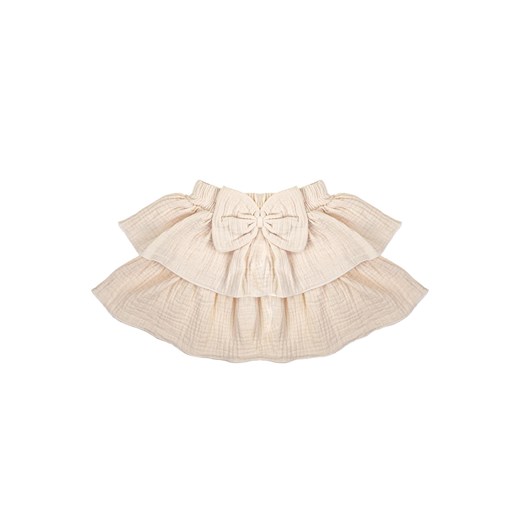 Muślinowa spódnica dziewczęca w kolorze beżowym ze sklepu 5.10.15 w kategorii Spódnice dziewczęce - zdjęcie 172122136