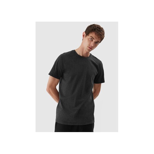 4F T-Shirt 4FAW23TTSHM0876 Szary Regular Fit ze sklepu MODIVO w kategorii T-shirty męskie - zdjęcie 172122158