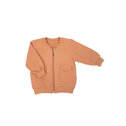 Bawełniana bluza rozpinana w kolorze pomarańczowym ze sklepu 5.10.15 w kategorii Bluzy chłopięce - zdjęcie 172122946