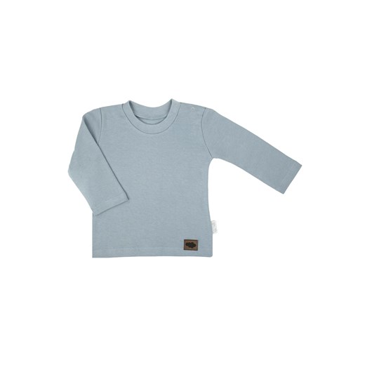 Bawełniana bluzka chłopięca z długim rękawem niebieski ze sklepu 5.10.15 w kategorii T-shirty chłopięce - zdjęcie 172122985
