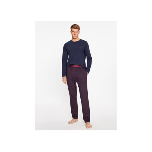 Emporio Armani Underwear Piżama 111791 3F567 58836 Granatowy Regular Fit ze sklepu MODIVO w kategorii Piżamy męskie - zdjęcie 172123046