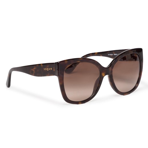 Okulary przeciwsłoneczne Vogue 0VO5338S W65613 Dark Havana/Brown Gradient Vogue 54 eobuwie.pl