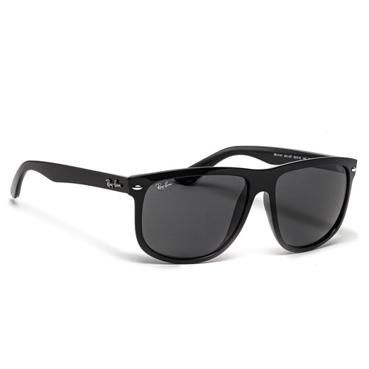 Okulary przeciwsłoneczne Ray-Ban Boyfriend 0RB4147 601/87 Black/Dark Grey 60 eobuwie.pl