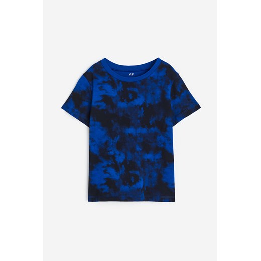 H & M - Bawełniany T-shirt - Niebieski ze sklepu H&M w kategorii T-shirty chłopięce - zdjęcie 172126158