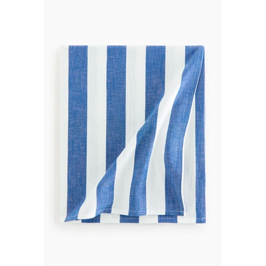 H & M - Wzorzysty obrus bawełniany - Niebieski H & M 140x240 H&M