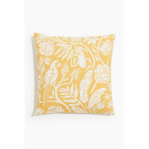 H & M - Wzorzysta poszewka na poduszkę - Żółty ze sklepu H&M w kategorii Poszewki na poduszki - zdjęcie 172126295