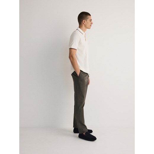 Reserved - Spodnie chino slim - jasnozielony Reserved 30 Reserved