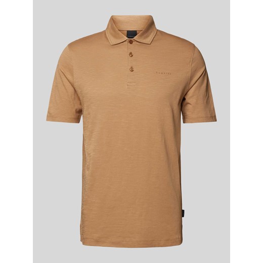 Koszulka polo o kroju slim fit w jednolitym kolorze ze sklepu Peek&Cloppenburg  w kategorii T-shirty męskie - zdjęcie 172137079