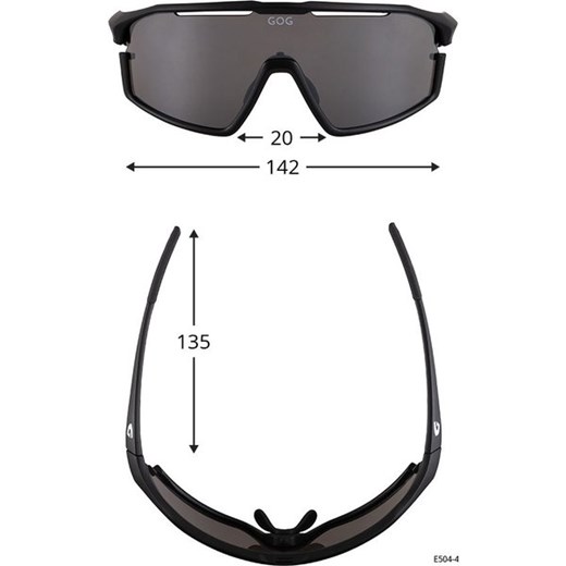 Okulary przeciwsłoneczne z polaryzacją Medusa GOG Eyewear Gog Eyewear One Size wyprzedaż SPORT-SHOP.pl