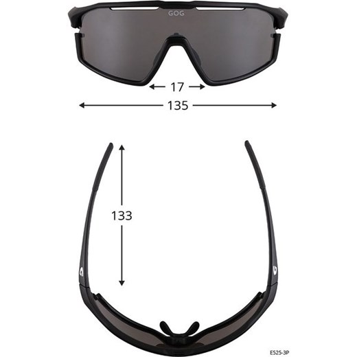 Okulary przeciwsłoneczne z polaryzacją Kronos GOG Eyewear Gog Eyewear One Size SPORT-SHOP.pl wyprzedaż