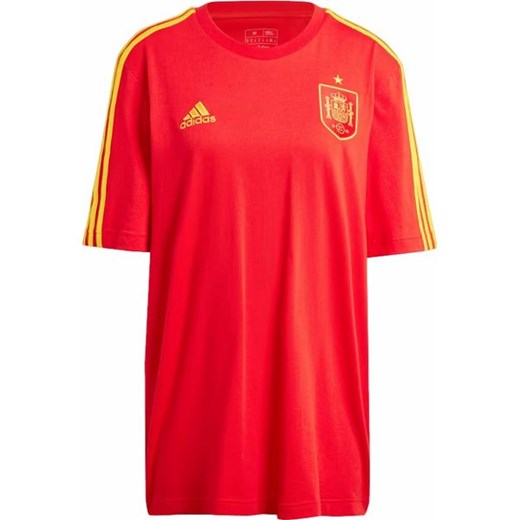 Koszulka męska Spain DNA 3-Stripes Adidas ze sklepu SPORT-SHOP.pl w kategorii T-shirty męskie - zdjęcie 172137625