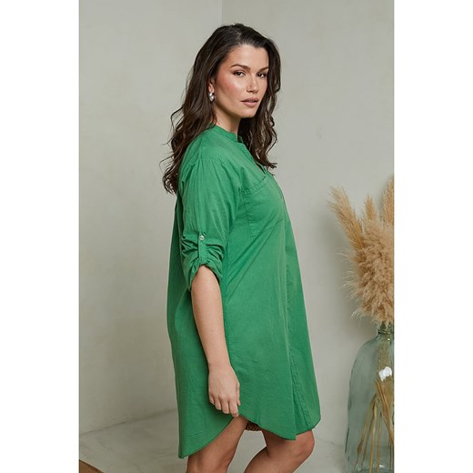 Curvy Lady Sukienka w kolorze zielonym Curvy Lady 40/42 wyprzedaż Limango Polska