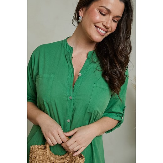 Curvy Lady Sukienka w kolorze zielonym Curvy Lady 44/46 wyprzedaż Limango Polska