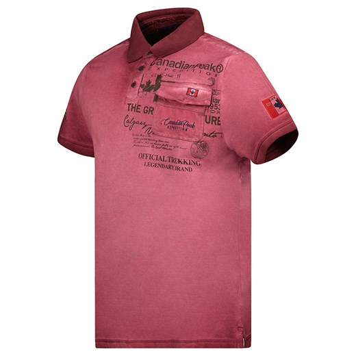 Canadian Peak Koszulka polo &quot;Keoneak&quot; w kolorze bordowym Canadian Peak S okazja Limango Polska