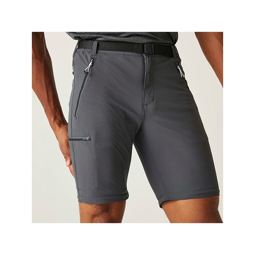 Regatta Spodnie funkcyjne Zipp-Off &quot;Xert III&quot; w kolorze antracytowym Regatta 48 wyprzedaż Limango Polska