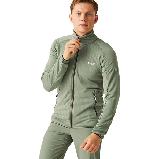 Regatta Kurtka polarowa &quot;Highton Lite II&quot; w kolorze zielonym ze sklepu Limango Polska w kategorii Bluzy męskie - zdjęcie 172138398